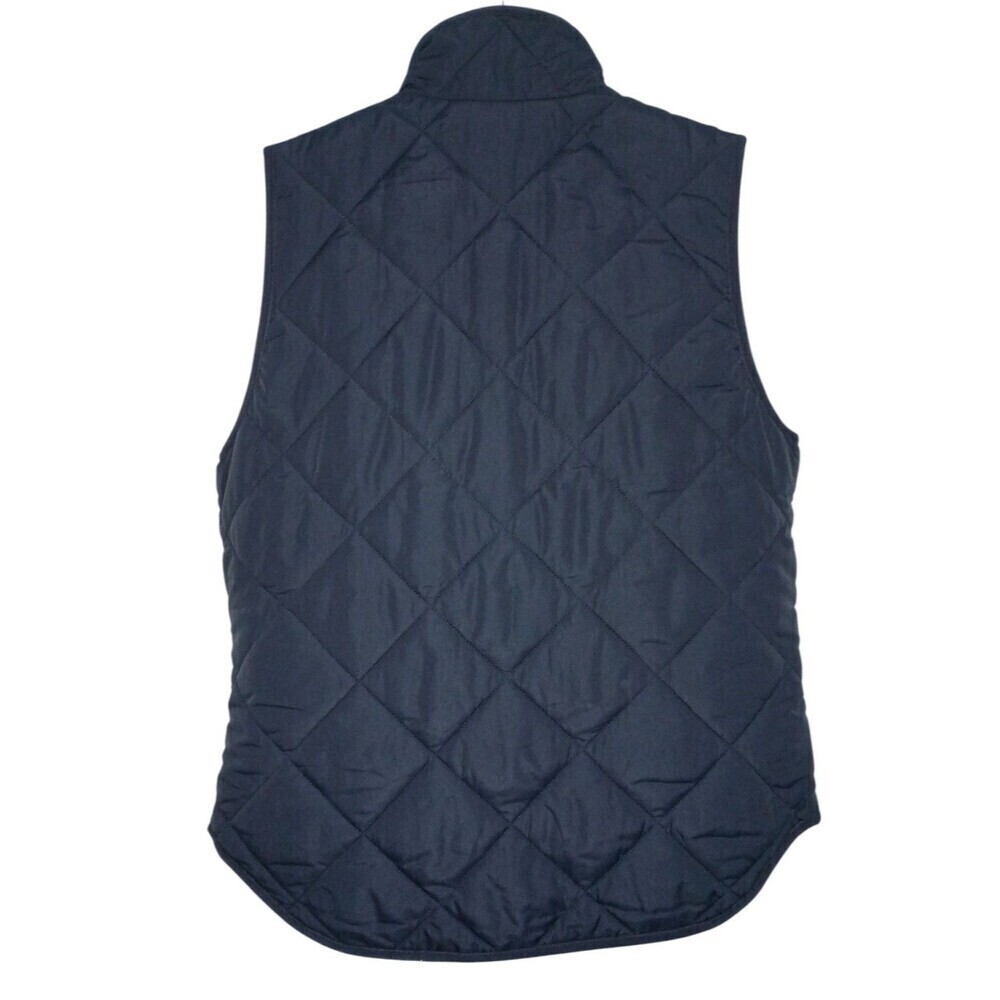 J Crew Excursion Puffer Vest Womens Small Quilted Navy Blue Size AB467 - Picture 4 of 7